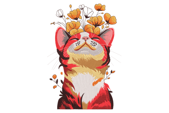 Beautiful Cat Flower
