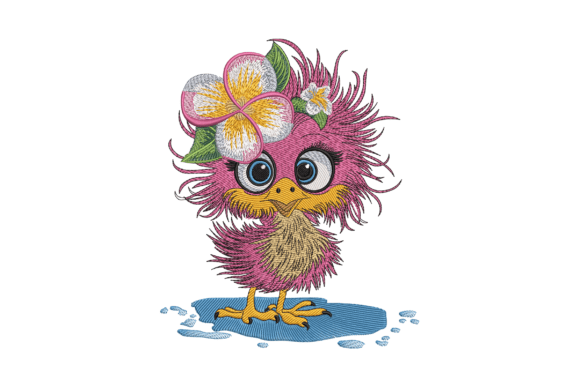 Crazy Chicken: A Seasonal Embroidery Design with Personality
