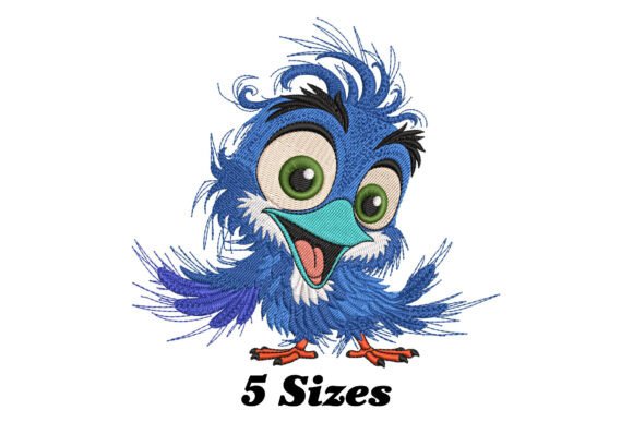 Funny Bird with Big Eyes