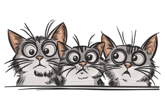 Funny Curious Cats Embroidery Design Review