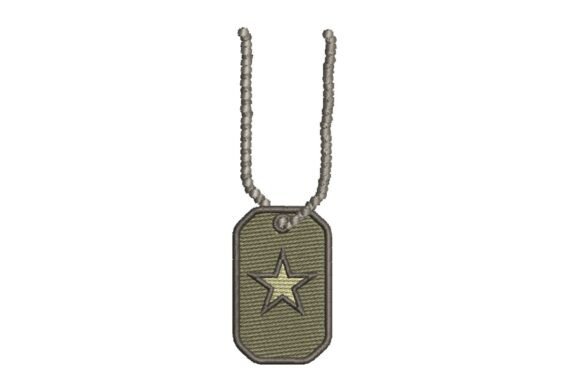 Military Necklace: A Rugged Touch for Patriotic Embroidery Projects