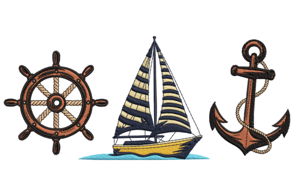 Nautical Set: A Versatile Design for Coastal Crafts
