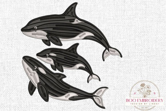 Orca Whale: A Seasonal Embroidery Gem for Holiday Crafts