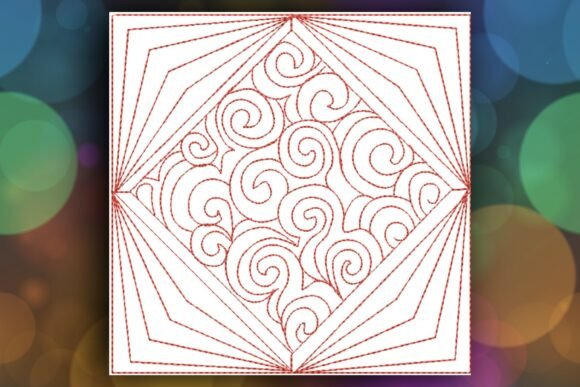 Quilt Block 16 – Three Sizes Review for Real Embroidery Projects
