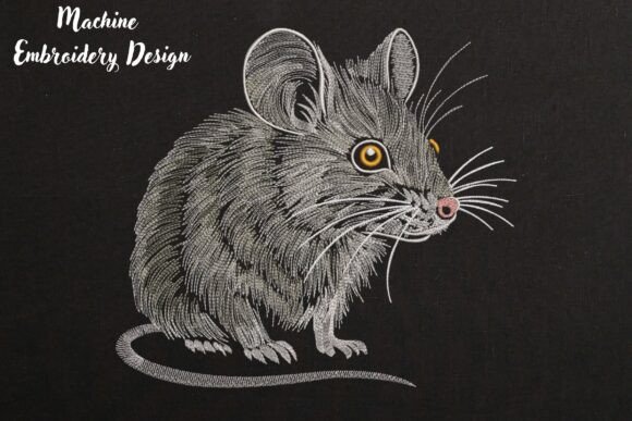 Realistic Mouse: A Seasonal Embroidery Design Review