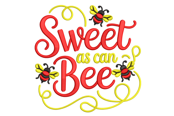 Sweet As Can Bee – Cute Bee Embroidery Design Review